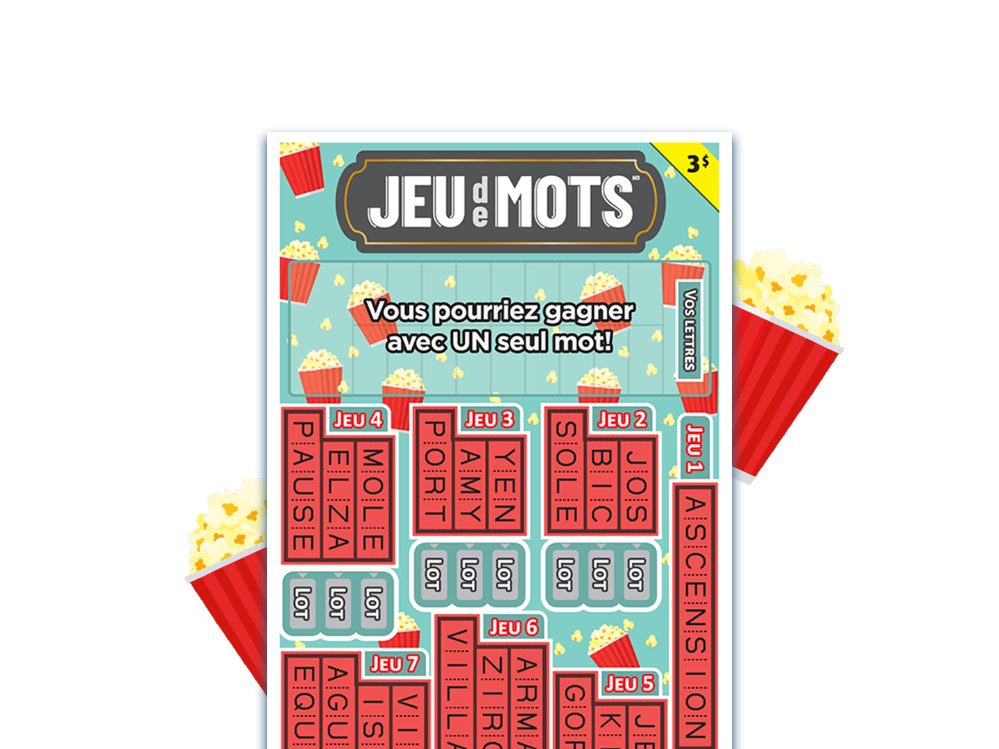 Jeu de mots — Gros lot de 25 000 $